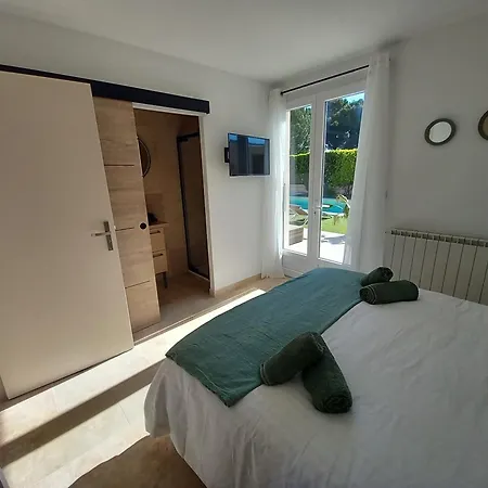 Césarine 4 étoiles, 8 Pers, 4 Chambres, Piscine Privée, Poolhouse, Clim *