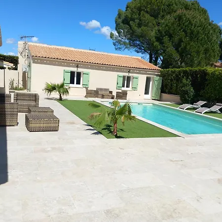 Villa Césarine 4 étoiles, 8 Pers, 4 Chambres, Piscine Privée, Poolhouse, Clim