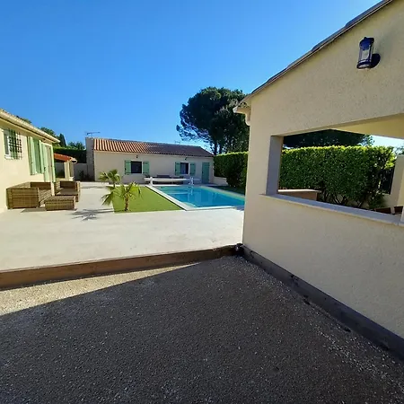Césarine 4 étoiles, 8 Pers, 4 Chambres, Piscine Privée, Poolhouse, Clim *