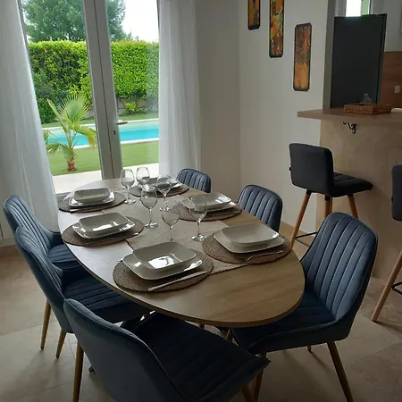 Cesarine 4 Etoiles, 8 Pers, 4 Chambres, Piscine Privee, Poolhouse, Clim Villa Saint-Paul-les-Fonts