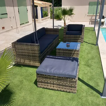 Villa Césarine 4 étoiles, 8 Pers, 4 Chambres, Piscine Privée, Poolhouse, Clim *