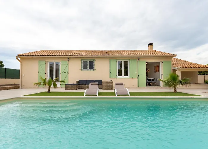فيلة Cesarine 4 Etoiles, 8 Pers, 4 Chambres, Piscine Privee, Poolhouse, Clim *