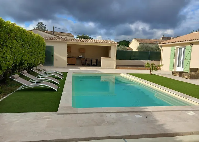 Cesarine 4 Etoiles, 8 Pers, 4 Chambres, Piscine Privee, Poolhouse, Clim * Saint-Paul-les-Fonts