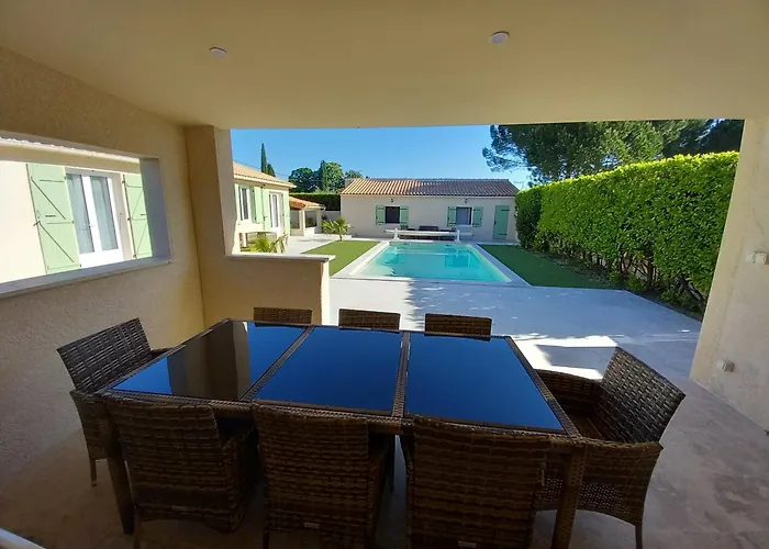 Cesarine 4 Etoiles, 8 Pers, 4 Chambres, Piscine Privee, Poolhouse, Clim * Saint-Paul-les-Fonts