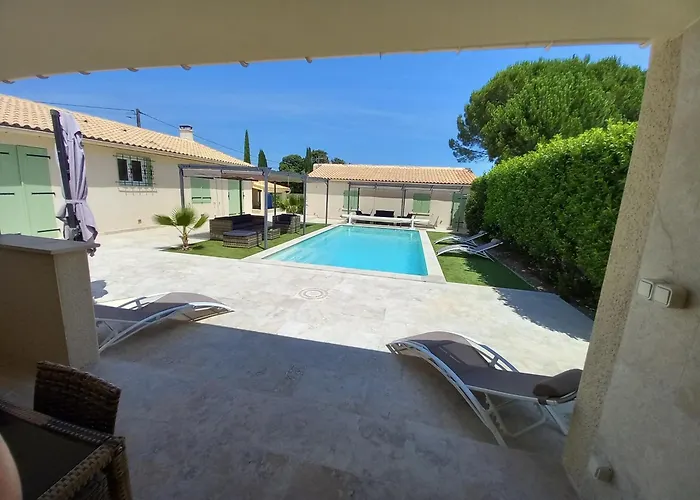 Cesarine 4 Etoiles, 8 Pers, 4 Chambres, Piscine Privee, Poolhouse, Clim * Saint-Paul-les-Fonts